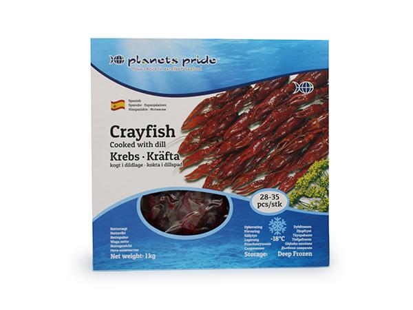 Ferskvannskreps i Dill, 8x1 kg, 8 kg krt 1 kg 8 kg Krt 0