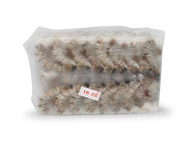 Scampi Black Tiger HLSO, 16-20 Block, 6x1,8 kg, 70% 2