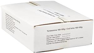 Torsk loin 160-180g, 2x2,5 kg, 5 kg krt  1