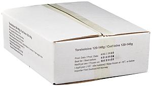 Torsk loin 120-140g, 2x2,5 kg, 5 kg krt 0