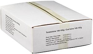 Torsk loin 140-160g, 2x2,5 kg, 5 kg krt 0